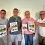 v.l.: Hannes Peißl, Bezirksvorsitzender Engelbert Köppel, Landespräsident Klaus Stanzer, Hans Rieger