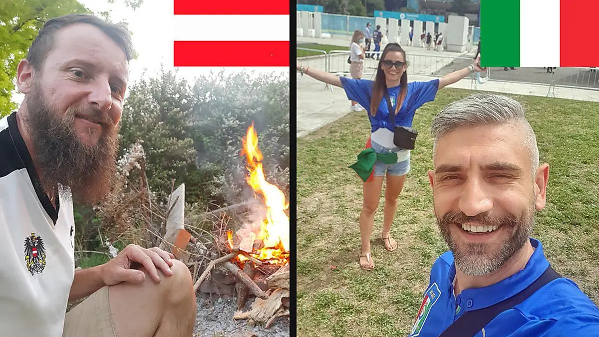 Die Weststeirer Michael Kaindl (links) und Marco Urbano freuen sich auf das bevorstehende Duell am Samstag