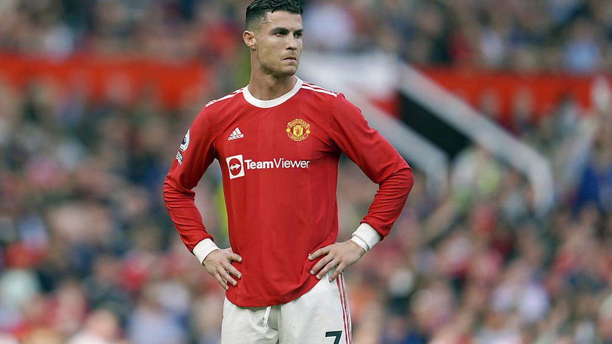 Cristiano Ronaldo ist mit der United-Situation nicht zufrieden