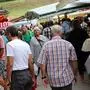 Großer Andrang beim Bauernmarkt in St. Kanzian, den es seit 30 Jahren gibt