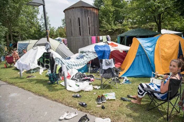 Der Tag danach am Campingplatz.