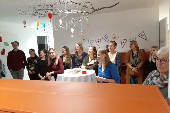Das Team der Kinderkrippe. 