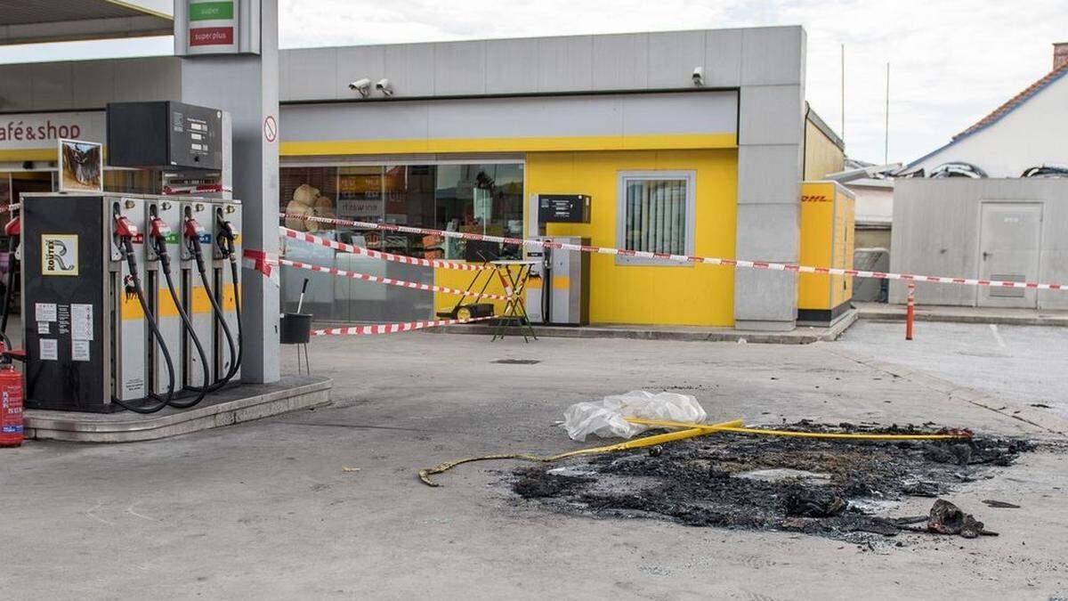 Bei dieser Tankstelle in der Kärntner Straße ereignete sich der tragische Vorfall