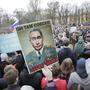 Auch in St. Petersburg protestierten die Massen gegen Putin.