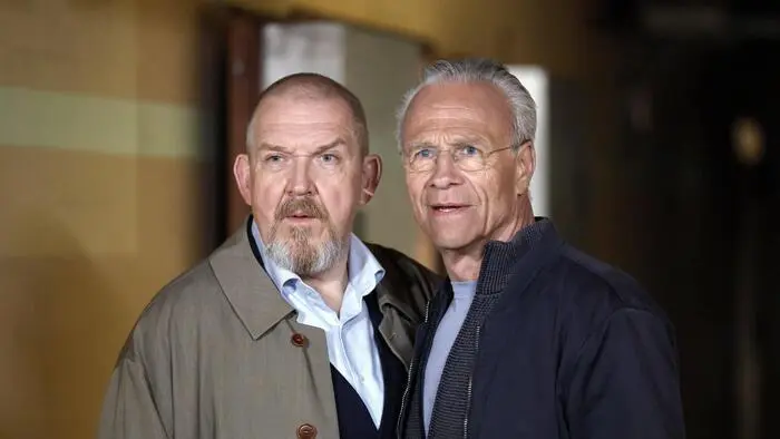 Die Tatort-Schauspieler Dietmar Bär und Klaus J. Behrendt