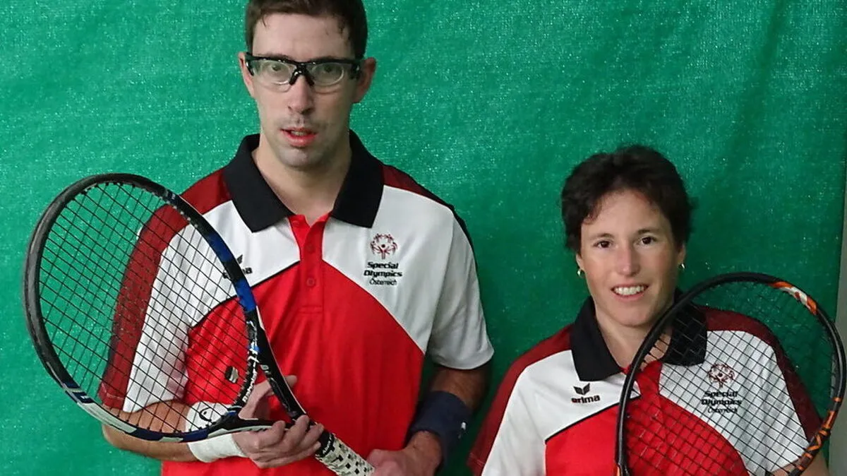 Nach den Special Olympics-Medaillen für Sascha Rössl und Barbara Pölzl gab's nun auch Lob von Dominic Thiem