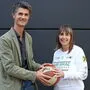 UBI-Boss Sebastian Eger-Mraulak mit Trainerin Vanessa Ellis