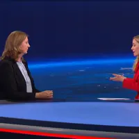 Staatssekretärin Barbara Eibinger-Miedl (ÖVP) im ZiB2-Gespräch mit Margit Laufer: „Wir werden die Preisentwicklung beobachten und sind bereit, schnell zu handeln, falls dies notwendig sein sollte.“