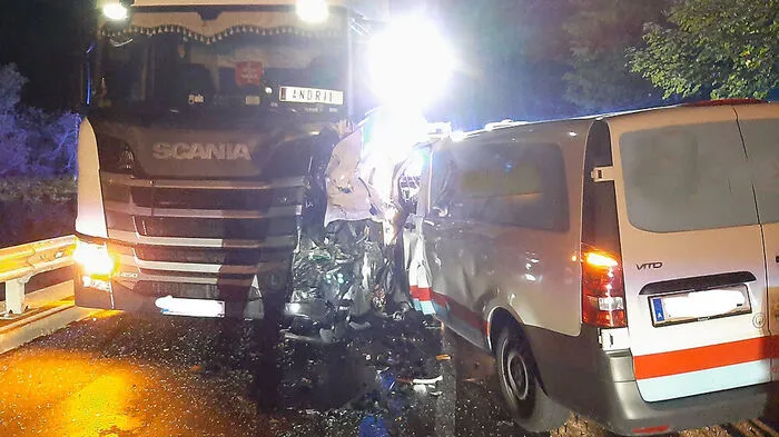 Unfall auf der B 114