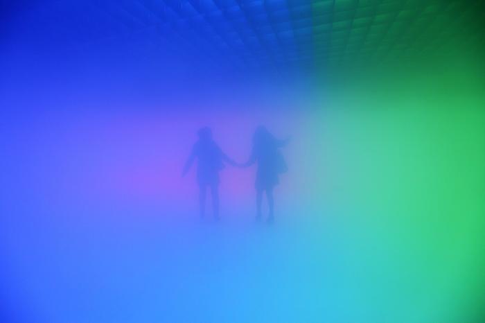 Nebel-Installation  'Feelings are Facts' von Olafur Eliasson und dem chinesischen Architekten Ma Yansong in Peking