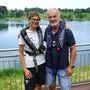Sicherheitstrainerin Astrid Zauner und Club-Commander Helmut Theinschnack