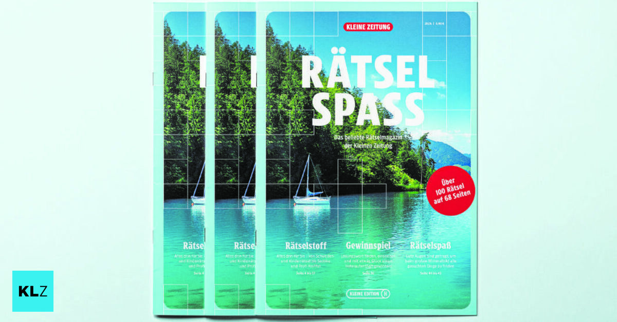 Neues Rätselmagazin: Über 100 Aufgaben mit Fokus auf die Steiermark
