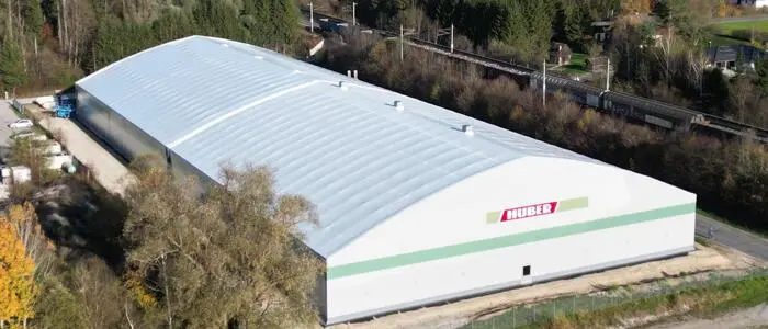 Das neue Schüttgutlager in Krieglach