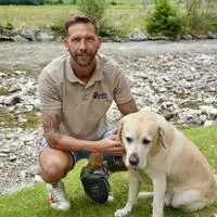 Guido Burgstaller ist gerne mit seinem Hund in der Reding im Maltatal unterwegs