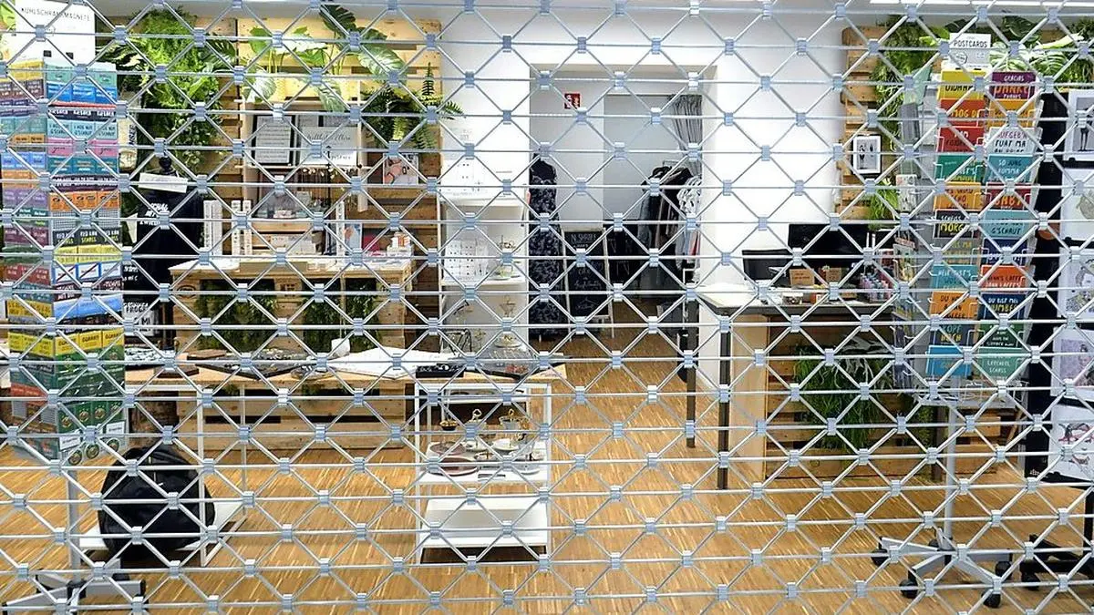 Themenbild geschlossene Geschäfte