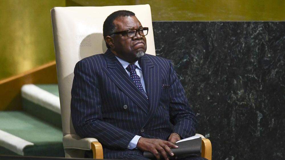 Namibias Präsident Hage Geingob