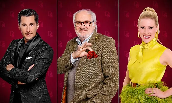 Die Jury der vierten Show: Balázs Ekker, Michael Schottenberg und Maria Angelini-Santner. Einige Ex-"Dancing Stars" sollen bis zum Finale am 12. Mai noch folgen