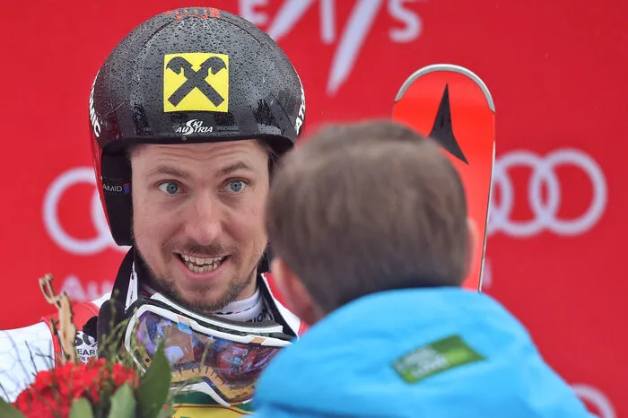 Mit dem Sieg im Riesentorlauf kann Marcel Hirscher auch im Gesamtweltcup-Ranking nicht mehr eingeholt werden. Die sechste große Kugel ist ihm damit nicht mehr zu nehmen.