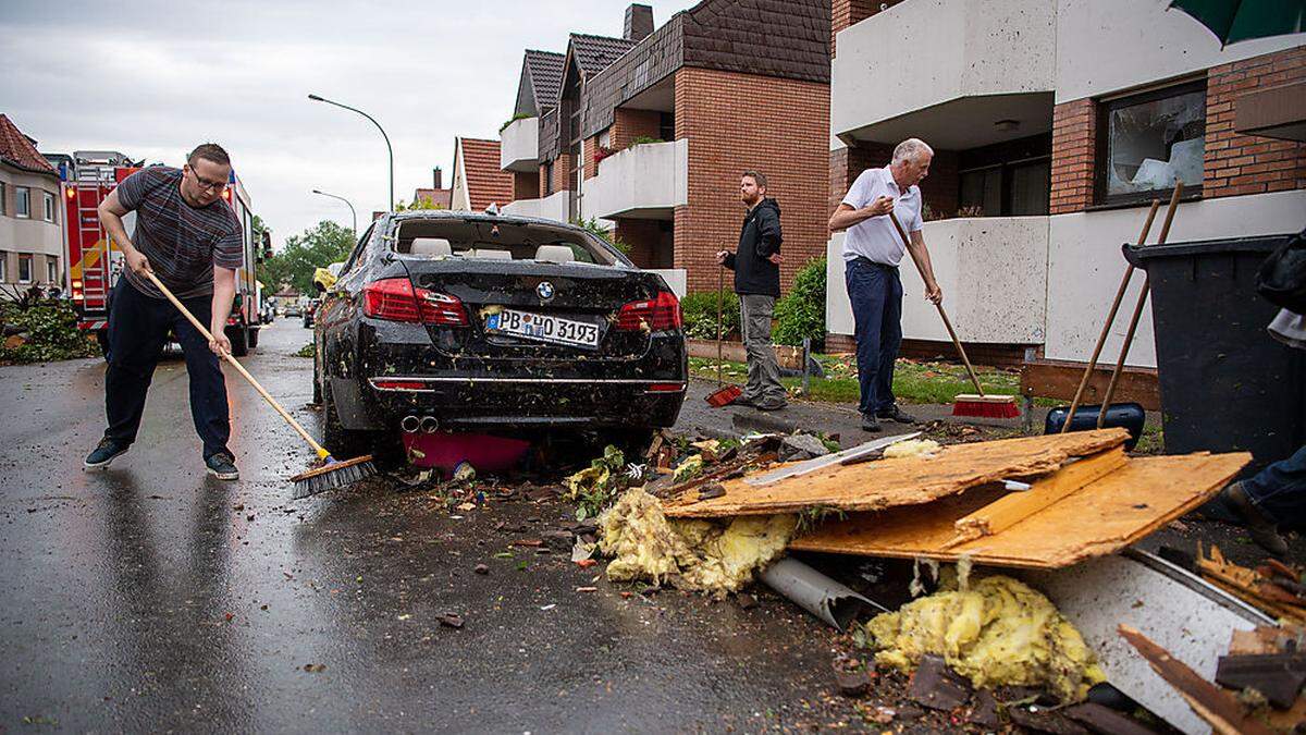 Unwetter in Paderborn