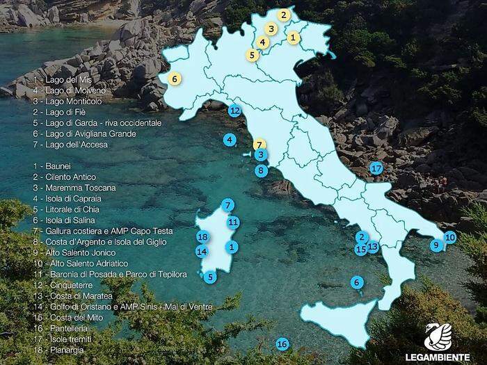 Hier liegen die Strände Italiens mit dem saubersten Meer