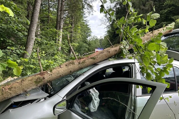 Eine Person erlitt bei dem Unfall leichte Verletzungen.
