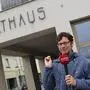 Christian Schwab vor dem Rathaus in St. Andrä