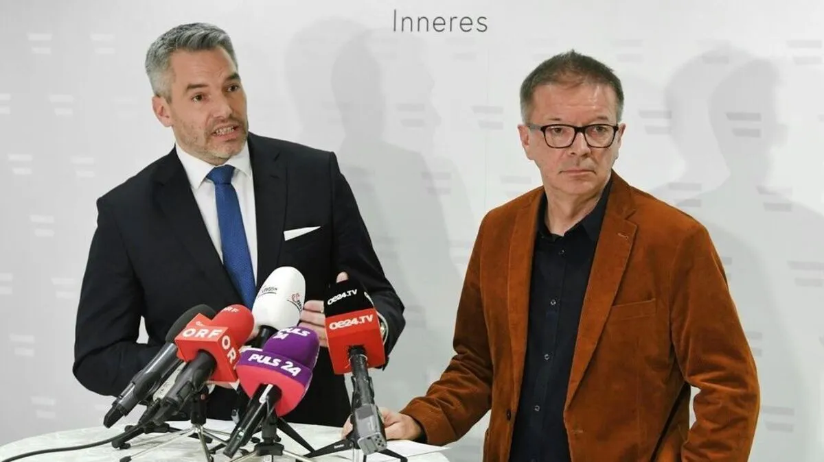 Nehammer und Anschober