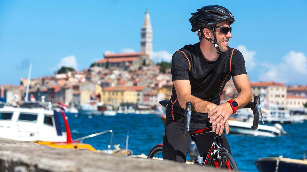 Die Hafenstadt Rovinj ist perfekter Ausgangspunkt für Radtouren durch das Hinterland