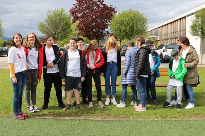 Trotz der Kälte sind die Kinder immer wieder am Sportplatz anzutreffen.
