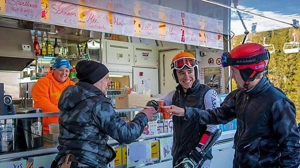 Veronica Fabricci erfüllt die Wünsche der Skifahrer auf der Hochrindl 