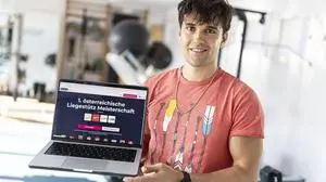 Daniel Krobath, einer der Mitbegründer, der ersten Österreichischen Liegestützmeisterschaft