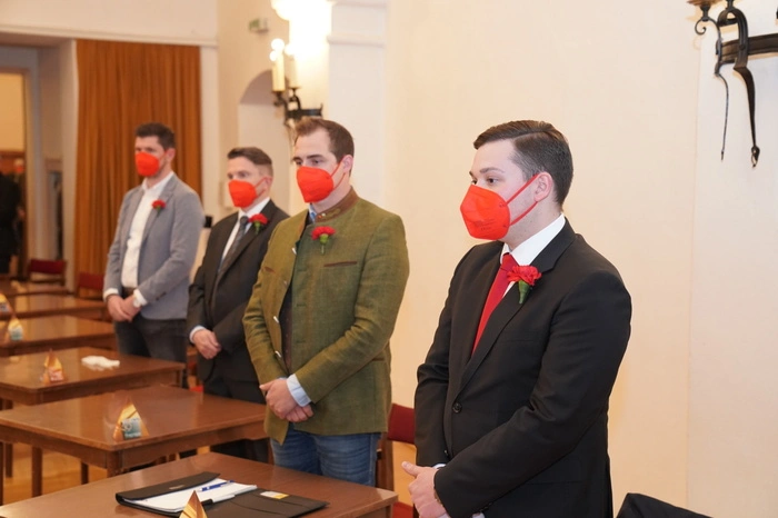 Neben Vizebürgermeister Philipp Schober (r.) sind auch Stadtrat Peter Gratzer, sein Ersatz und Ausschussobmann Markus Stefan und Dominik Grutschnig im Gmündner Gemeinderat vertreten.