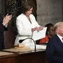 Pelosi zerriss demonstrativ das Manuskript von Trumps Rede