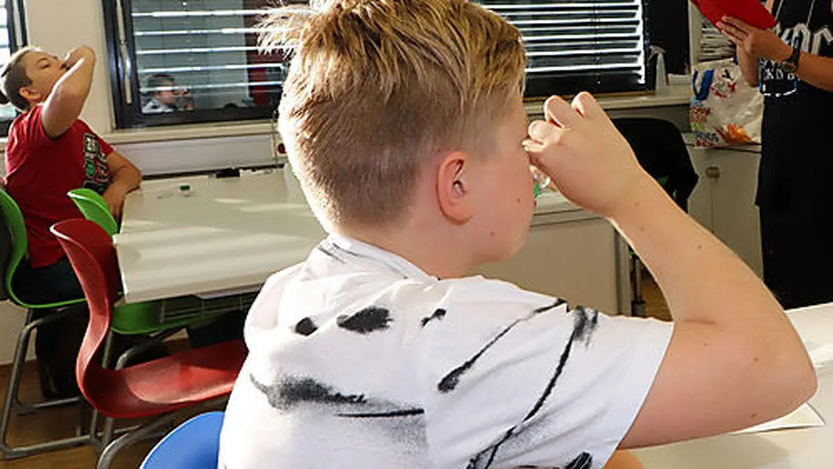 Einmal in der Woche müssen die Schüler einen PCR-Test absolvieren 