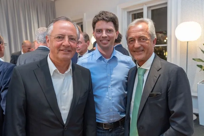 Günter Dörflinger (Christof Industries) trifft auf Georg Hauer (N26) und Uniqa-Vorstand Klaus Pekarek