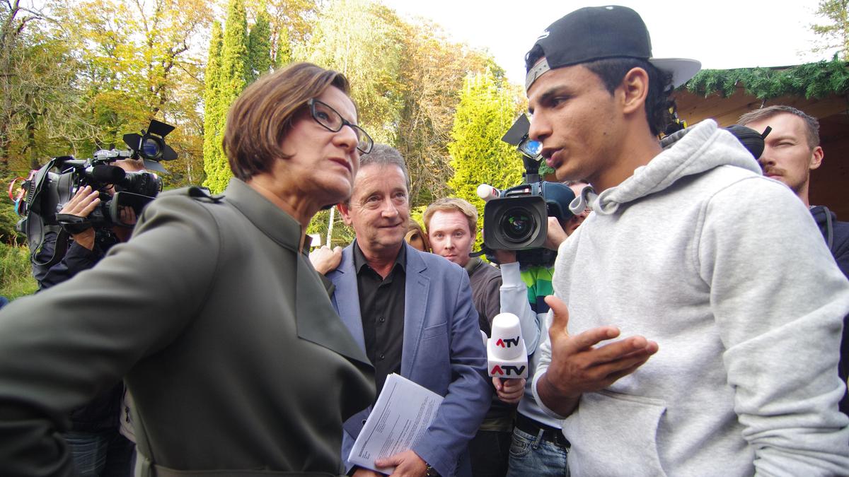 Johanna Mikl-Leitner, damals Innenministerin, stattete dem Heim 2014 einen Besuch ab