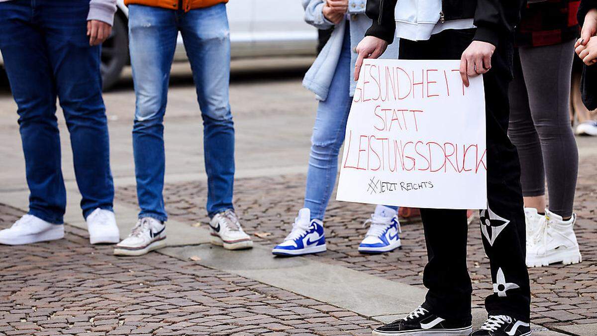 Schüler streikten wegen der verpflichtenden mündlichen Matura