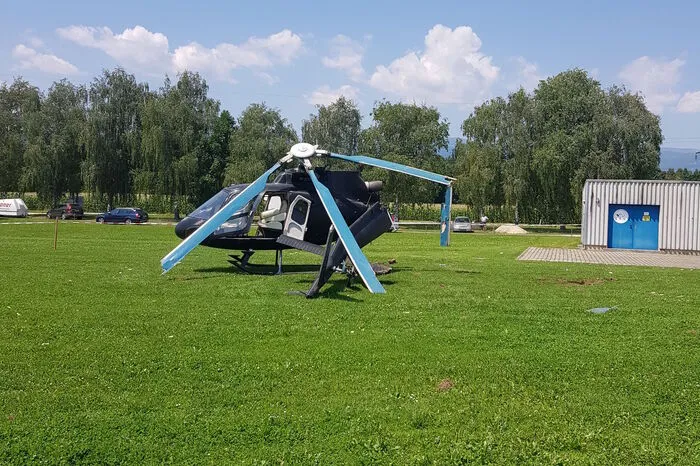 Der Pilot erlitt nur leichte Verletzungen.