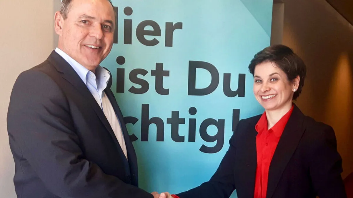 Bezirksgeschäftsführer Franz Kirchmair und Bezirksobfrau Michaela Hysek-Unterweger