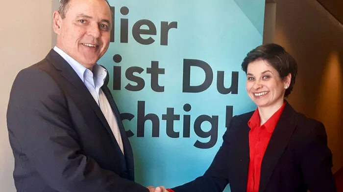 Bezirksgeschäftsführer Franz Kirchmair und Bezirksobfrau Michaela Hysek-Unterweger