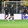 BODO,NORWAY,20.AUG.25 - SOCCER - UEFA Champions League, play off, FK Bodo Glimt vs SK Sturm Graz. Image shows  the disappointment of Sturm players.
Photo: GEPA pictures/ Avni Retkoceri