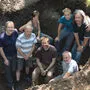 Das Forscher-Team rund um Mittelalter-Archäologen Claus Vetterling (vorne zweiter von rechts)