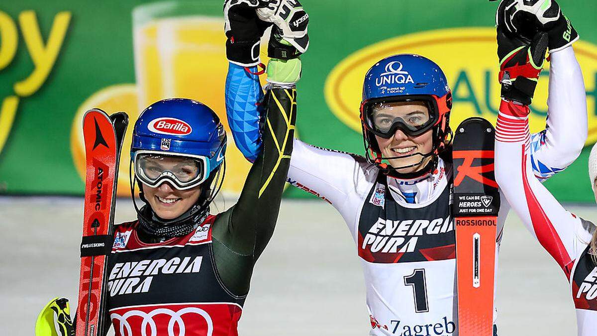 In Zagreb gewann Petra Vlhova vor Mikaela Shiffrin. In Zauchensee soll es umgekehrt sein.