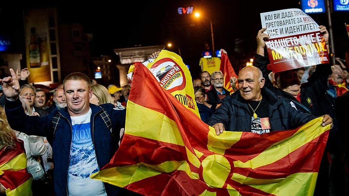 Skopje nach der Ergebnis