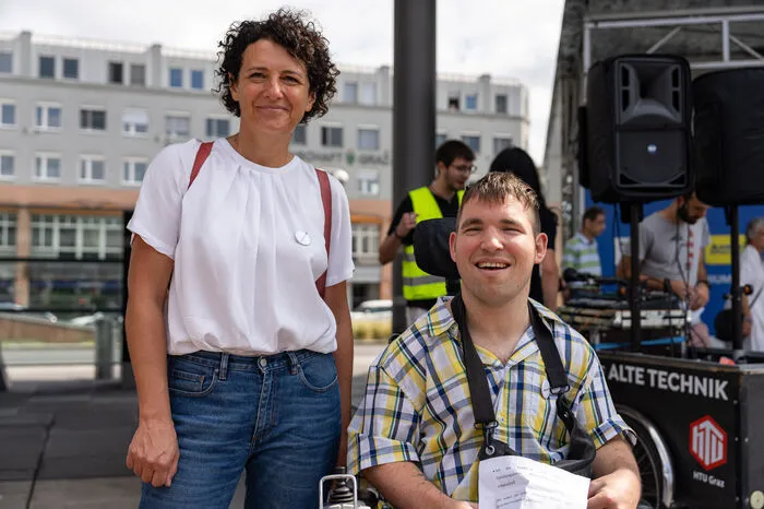 Am Freitag das erste Mal mit dabei: Die NGO "LebensGroß". 