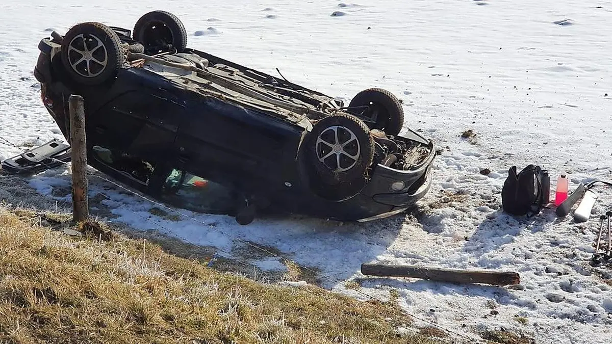 Unfall auf der B146 bei Ardning