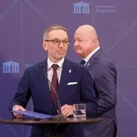 Die Parteichefs von FPÖ und ÖVP, Herbert Kickl und Christian Stocker, schmieden aktuell eine Koalition