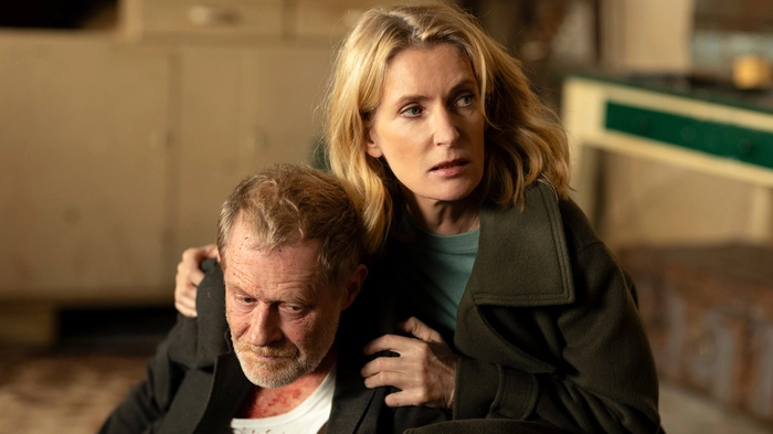 „König in Gelb“: Charlotte Lindholm (Maria Furtwängler) und Hauptkommissar Vogel (Andreas Lust)