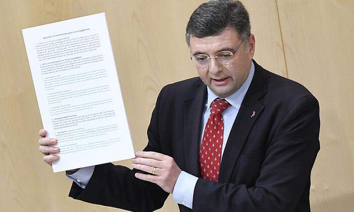 SPÖ-Vizeklubchef Jörg Leichtfried