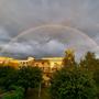 Doppelregenbogen, eingefangen über Graz-Andritz: Trotz Regen war der Mai überdurchschnittlich warm